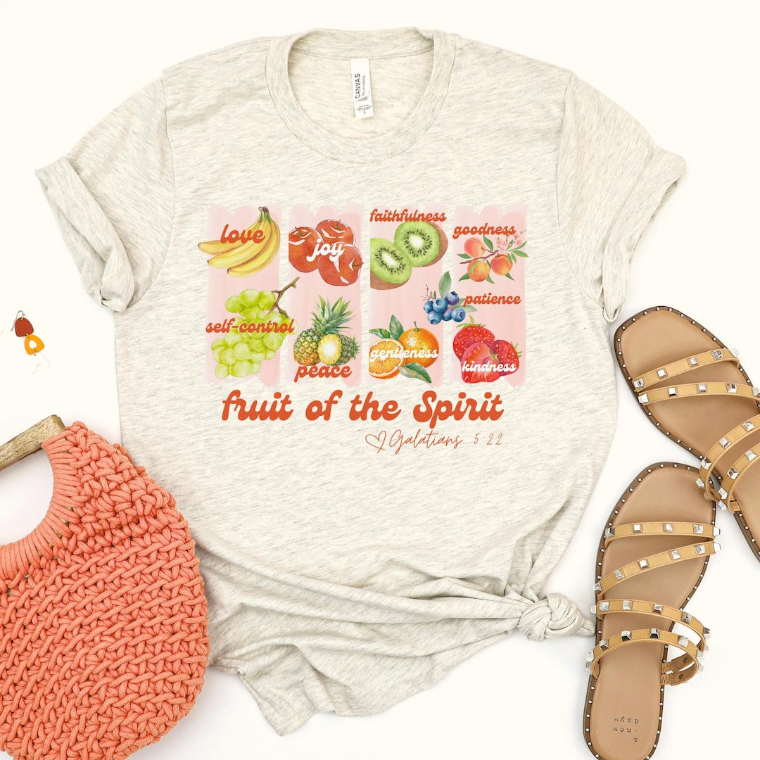 Fruit of the Spirit T-shirt: Christian Bible Verse Tee - Etsy