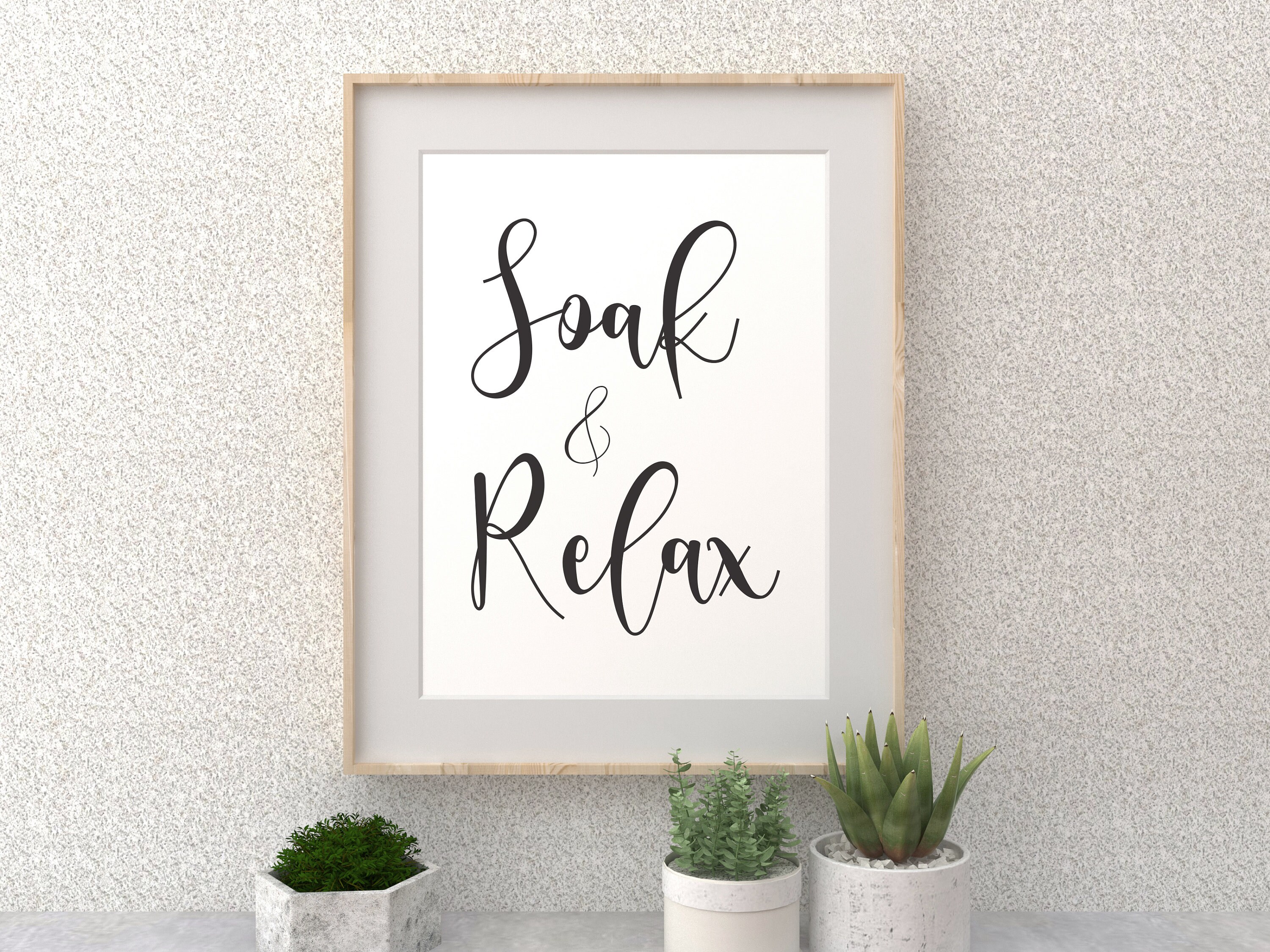 4 Rustikale Holzschilder Fürs Badezimmer – Mit „Soak, Relax, Unwind, Breathe“ & Pfeilen, Bauernhaus-Deko