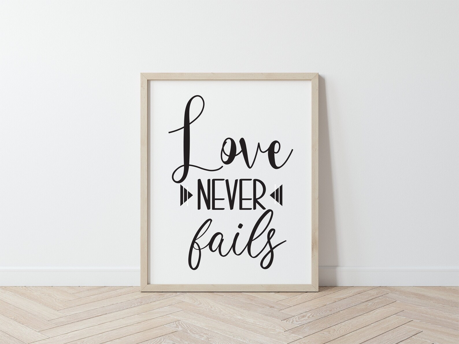 Love Never Fails Printable Wall Art Wall Art Décor Etsy