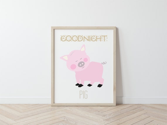 pig nursery decor