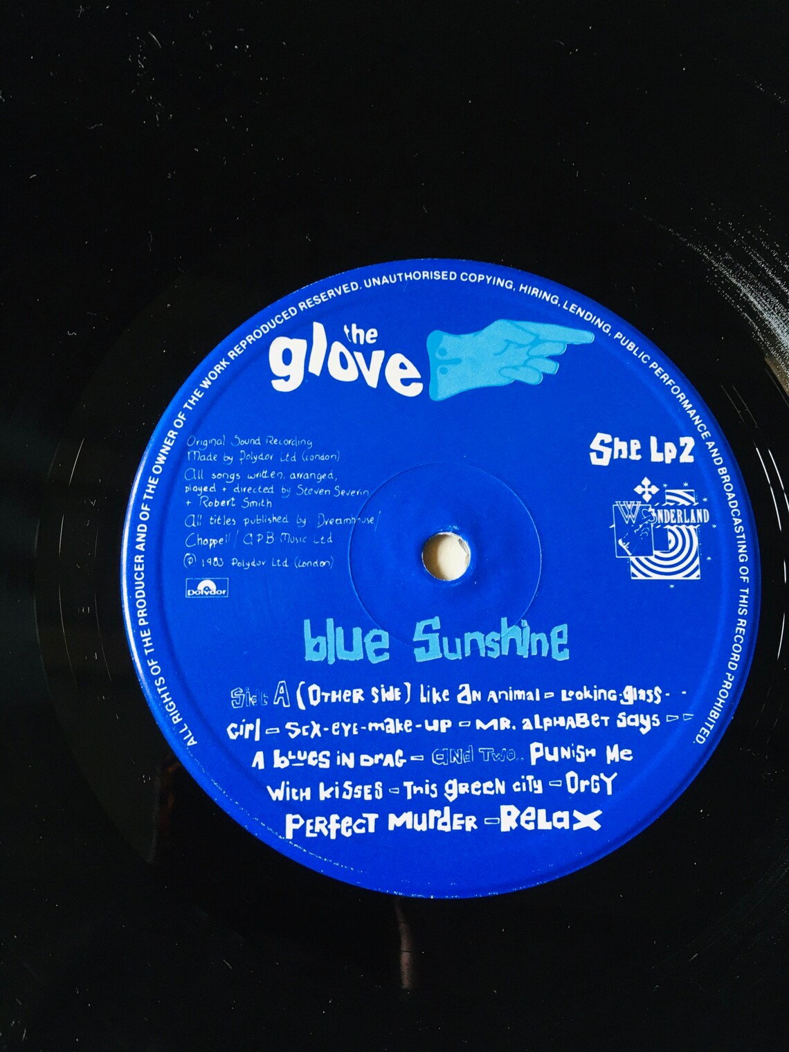 The Glove Blue Sunshine Vinyl LP LP Vinyl Vintage LP The Etsy