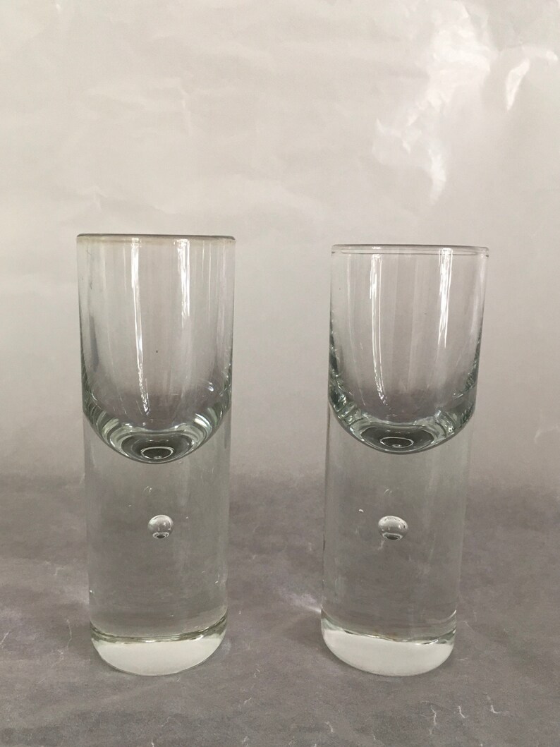 2 Kosta Boda Pippi Shot Glasses Kosta Boda Vicke Lindstrand Etsy