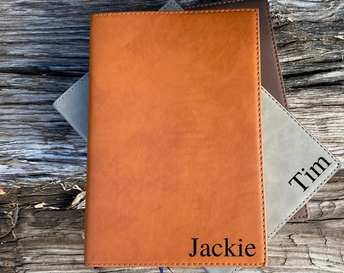 Personalized Journal, Custom Journal, Engraved Journal, Dream Journal, Travel Journal for Men and Women, Hard Cover Notebook, Workout Book