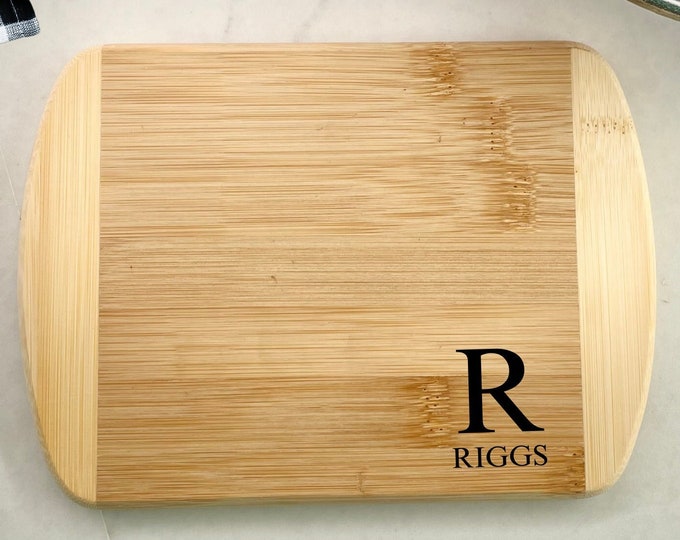 Personalized Cutting Board, Custom Cutting Board, Bar Cutting Board, Mothersday Gift, Mom Gift for kitchen, Custom Mothers Day Gifts, Bamboo
