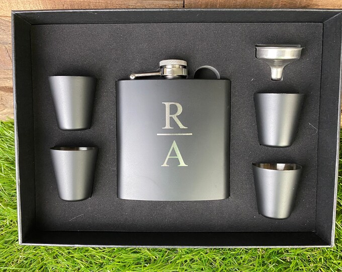 Personalized Flask for Groomsmen, Groomsmen Gift, Groomsmen Proposal, Groomsmen Flask, Engraved Flasks for Groomsmen, Bachelor Party Gifts