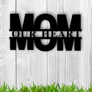 Personalized Mothersday Sign, Mothersday gift, custom mom sign, Mom metal sign, Metal sign for mom