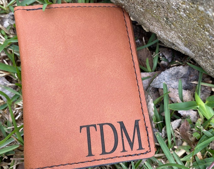 Personalized mens wallet, Tri Fold