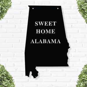 Alabama Metal Sign, Established Family Sign, Metal Monogram Sign, Metal Family Name Sign, Metal Signs with Last Names image 4