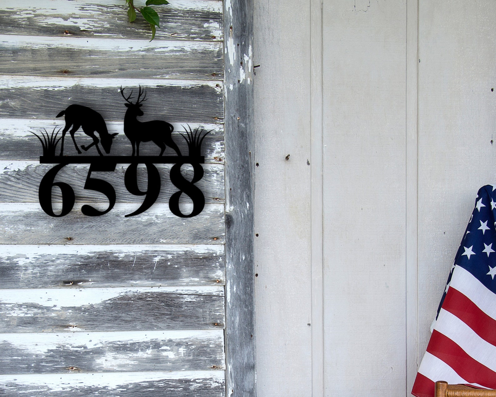 Custom Rustic Metal Address Sign Wilderness Sign Metal House Etsy