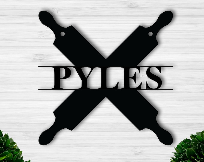 Custom Metal Sign | Nana's Kitchen Metal Sign | Customizable | Mom's Kitchen | Kitchen Decor | Personalized Sign