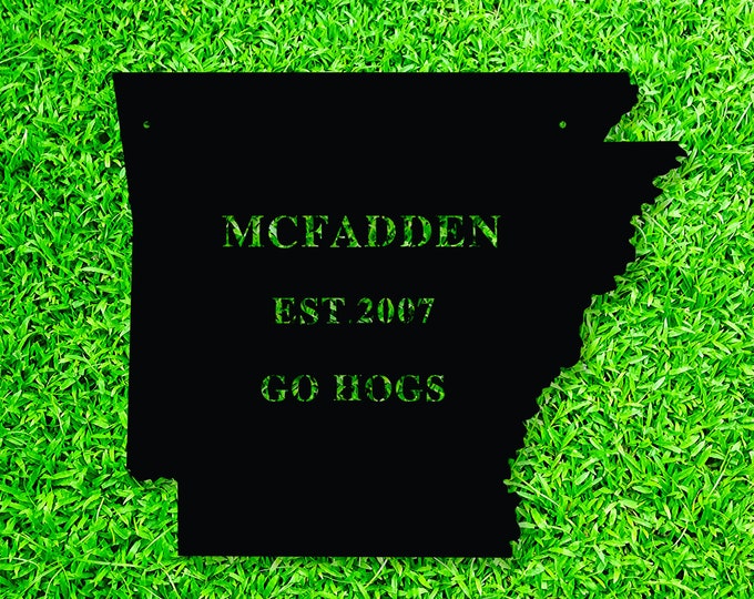 Arkansas- Metal Wall Art Home Decor