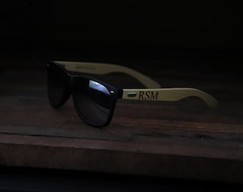Personalized Wood Sunglasses, Groomsmen Proposal, Groomsmen Gift, Custom wooden sunglasses, Groomsmen Sunglasses,Polarized wooden sunglasses