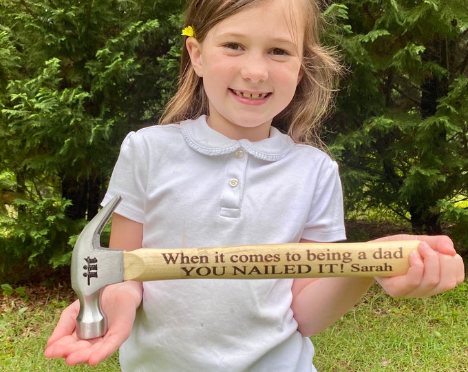 Personalized Hammer, Engraved Hammer, Custom Hammer, Personalized Hammer Gift, Gifts for Him, Husband Gift, Father's Day Gift, Boyfriend