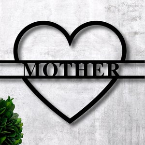 Personalized Mothersday Sign, Mothersday gift, custom mom sign, Mom metal sign, Metal sign for mom