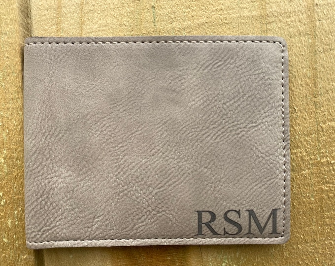 Mens Man Wallet Groomsmen Gift Groomsmen Proposal Personalized Engraved Leather Best Man Groom Wedding Party Fathers Day Gift Sets