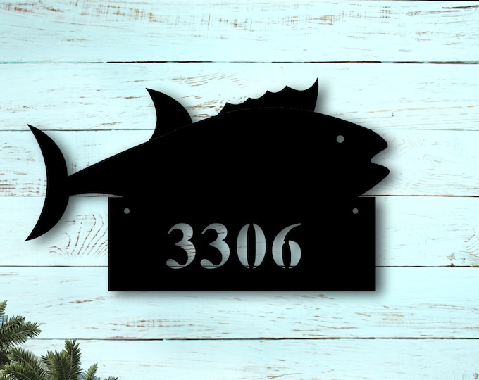 Personalized Address sign, metal address sign, address plaque, metal address plaque, number sign ,outdoor sign - house number sign