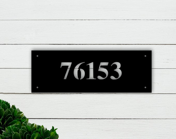 Custom metal address sign, Address plaque, House number, Metal address sign, House number signs, front porch decor, housewarming gift.