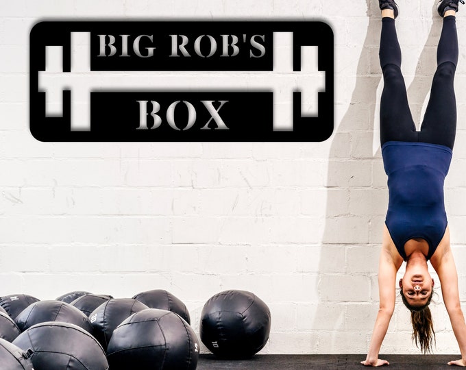 Personalized Home Gym Signs for Workout Room, Personalized Metal Sign, Home Gym Wall Art,Home Gym Decor Personalized Gym Sign Weight Lifting