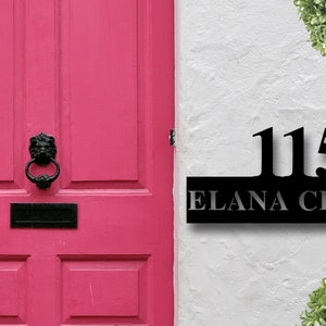 Metal House Numbers, Address plaque, Address Numbers, Metal Address Numbers, Metal Signs, Custom Metal Address Sign, Address Number Sign,