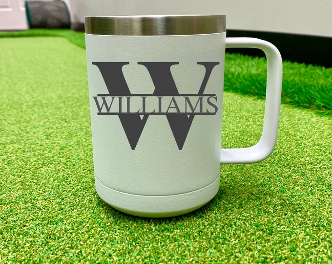 Insulated Coffee Cup, Stainless Steel Coffee Cup, Coffee Mug, Coffee Cup with Lid, Dishwasher Safe, Personalized Coffee Cup