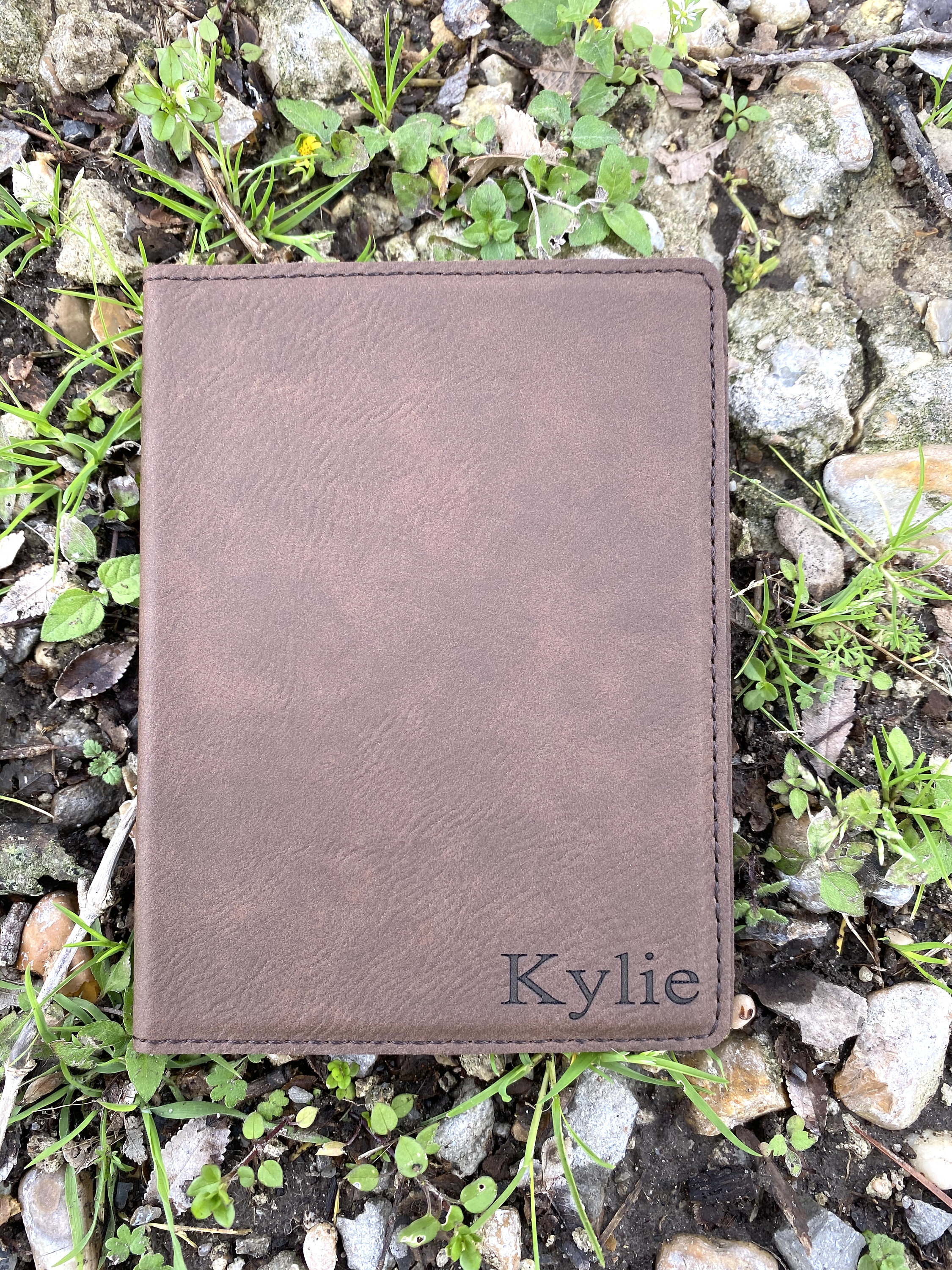 Personalized Leather Passport Holder