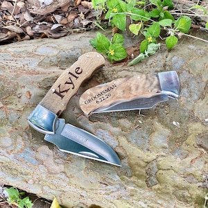 Personalized Pocket Knife for Groomsmen, Groomsmen Knives, Engraved Groomsman Knife, Groomsmen gift, Groomsmen Proposal, Personalized Knife