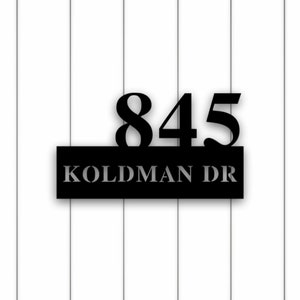 Address plaque, Address Numbers, Metal Address Numbers, Metal Signs, Custom Metal Address Sign, Address Number Sign,
