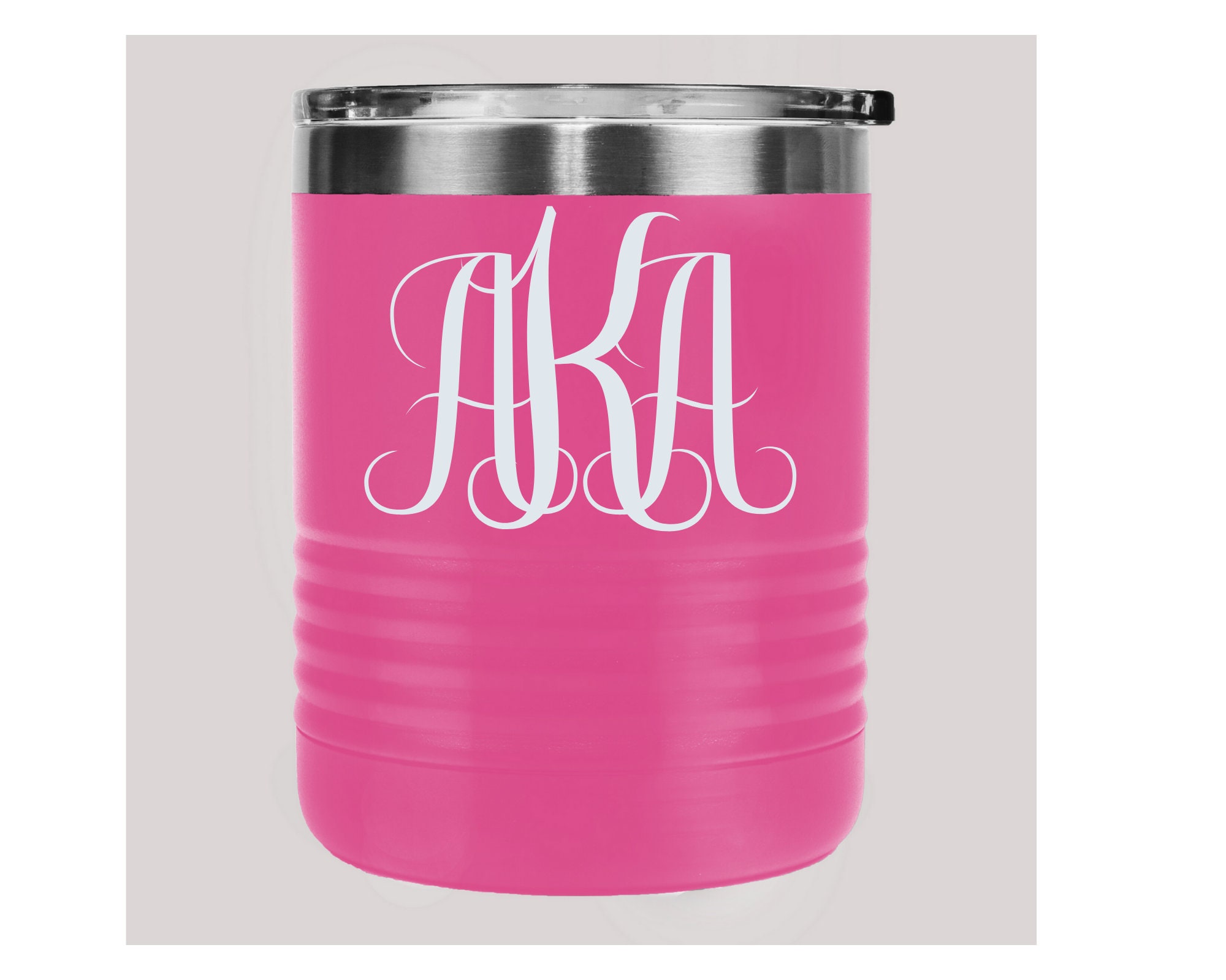 Monogram Whiskey Tumbler, 10OZ Tumbler, Custom Tumbler, Stainless Steel  Mug, Laser Engraved Tumbler, Monogram Tumbler, Travel Mug, Insulated 