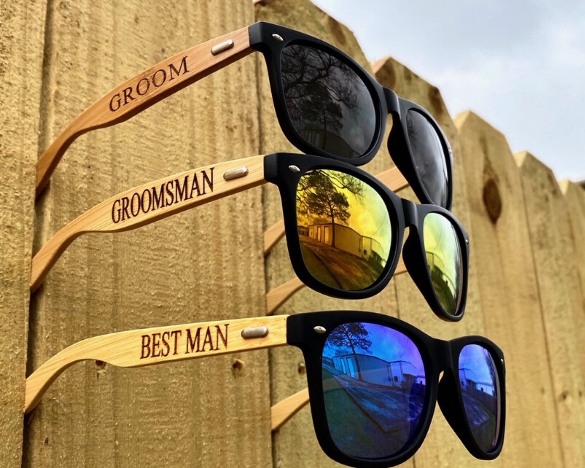 Custom Sunglasses With Bamboo Arms and Case, Custom Sunglasses for Bachelor  Parties, Valentine's Day, Men's and Women's Sunglasses - Etsy | Custom  sunglasses, Men sunglasses fashion, Bamboo eyewear