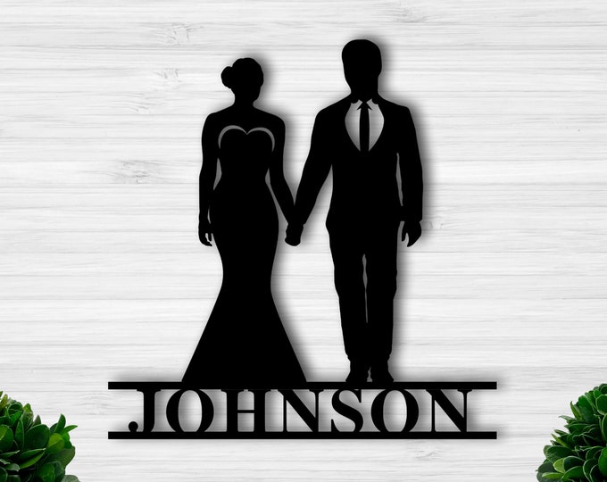 Wedding day sign, custom wedding sign, custom wedding day sign, bride and groom sign, personalized name sign for wedding, wedding gift