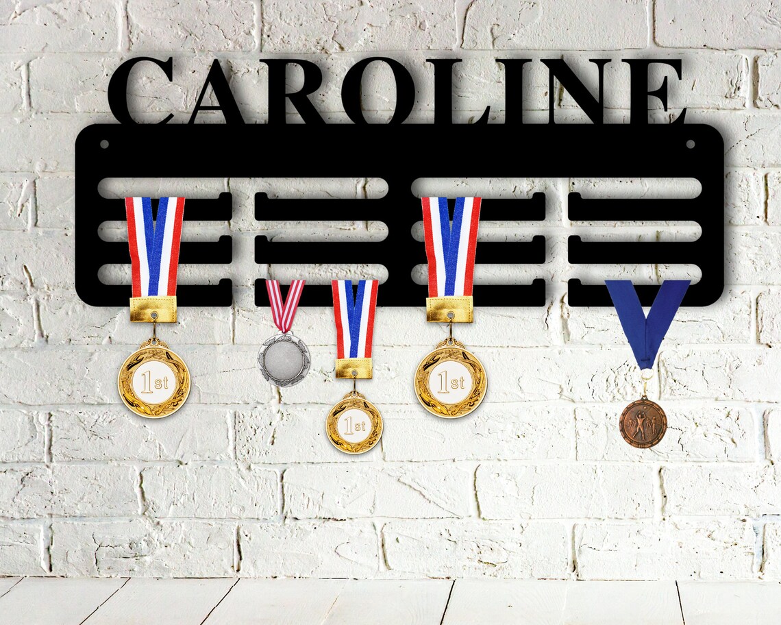 Personalized Medal Holder Custom Medal Holder Personalized Etsy
