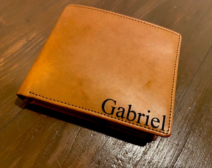 Mens Wallet Personalized,Groomsmen Gifts,Leather Wallet Mens,Engraved Wallet for Men,Custom Wallet,Groomsman Gift Ideas,Groomsmen Proposal