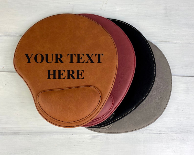 Personalized Mousepad Mouse Pad With Wrist Rest Mouse Pad Etsy