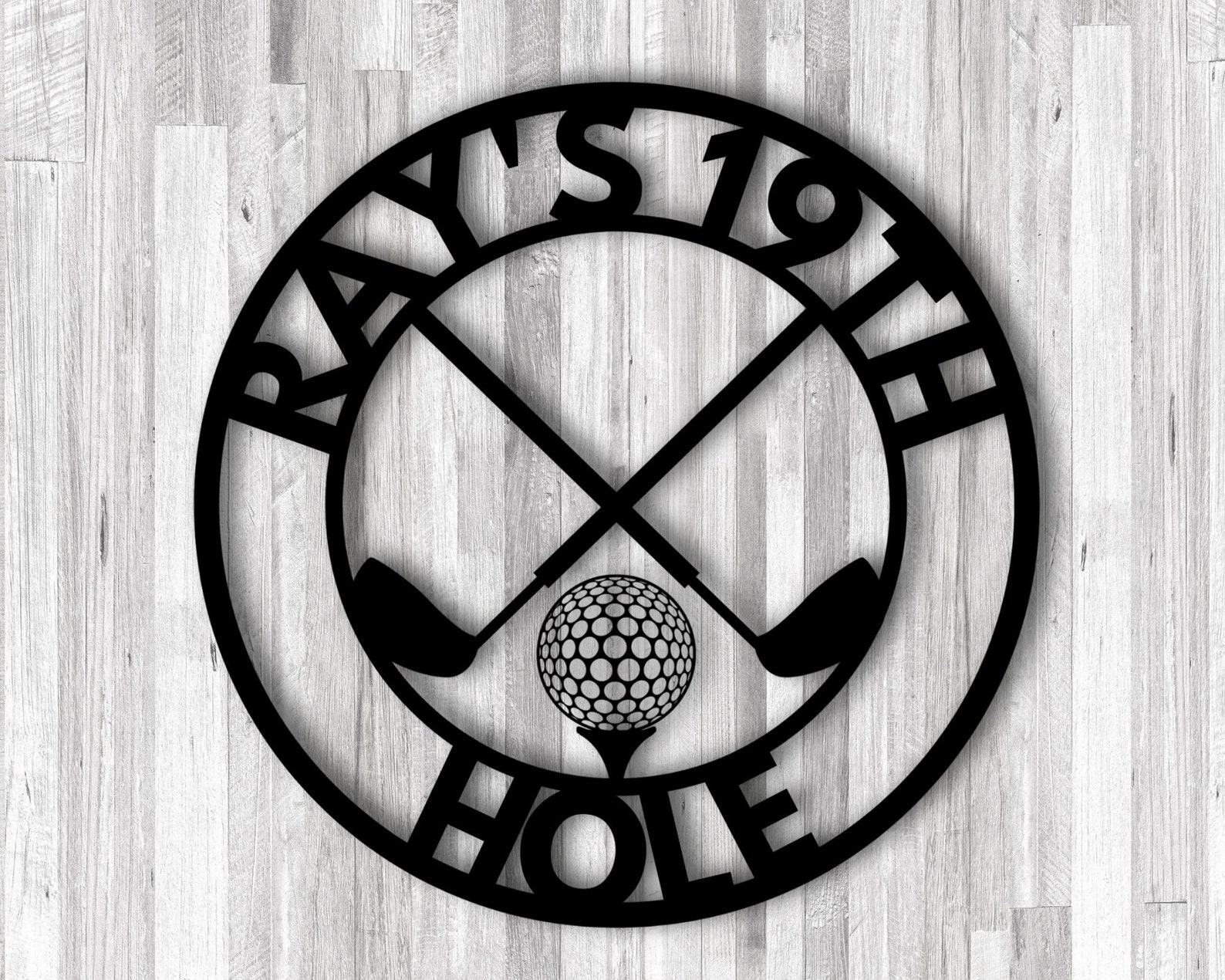 Personalized Golf Sign Personalized Golf Decor Golf Wall Etsy