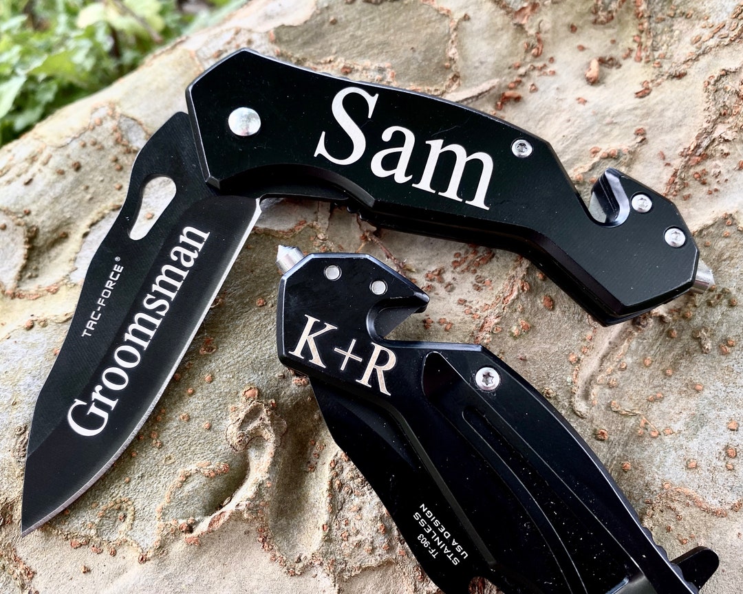 Engraved Pocket Knife Groomsman Gift, Groomsman Knife, Groomsmen Knives