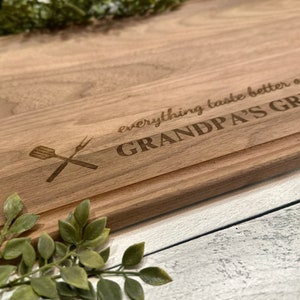 Father’s Day Cutting Board, Father’s Day Gift, Personalized Cutting Board, Grandpa Gift, Gift for Father, Gift for Grandfather, Barbeque BBQ