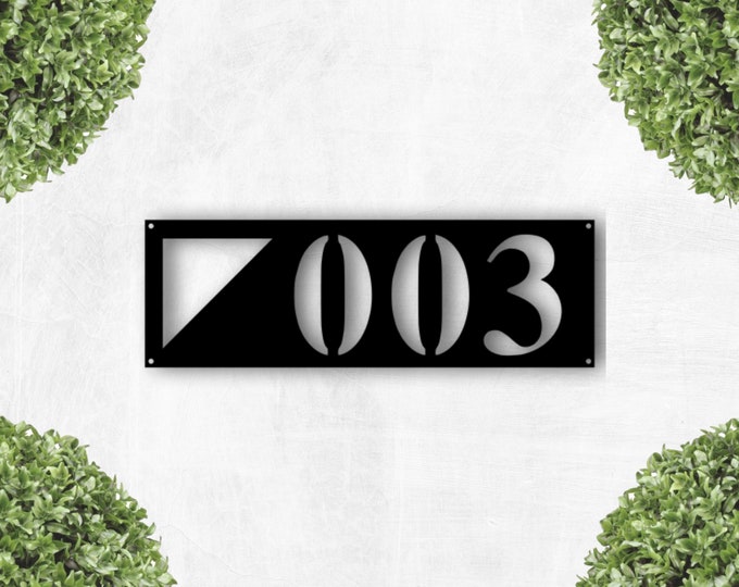 Modern Address Numbers, Address Sign, House Numbers, Modern Address Sign