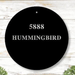 Custom Metal Address Sign, Modern Address Sign, Metal House Numbers, Address Plaque, Housewarming Gift ,Address Plaque