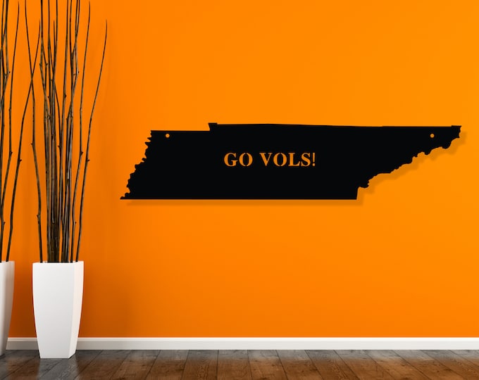Tennessee Metal Art, Established Family Sign, Metal Monogram Sign, Metal Family Name Sign, Metal Signs with Last Names