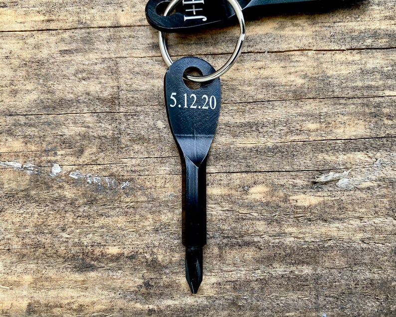 Custom Keychain Screwdriver Set Engraved Key Chain Set Key Etsy