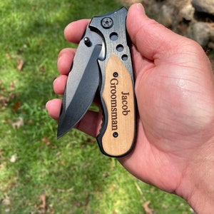 Personalized knife, Engraved Knife, Monogrammed knife, Groomsman Knife, Groomsmen knife, Groomsmen knives, Knife for groomsmen