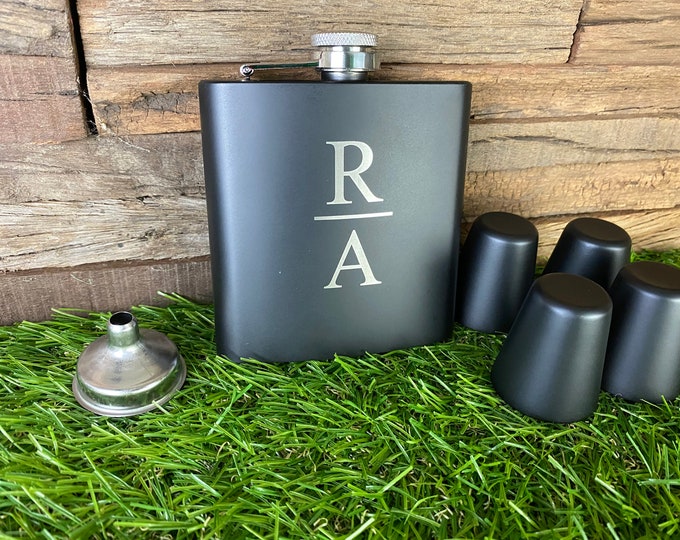 Groomsmen Gifts - Groomsman Gift Box - Groomsman Flask Gift Set - Groomsmen Flask Kit - Groomsmen Flask Gift Box - Wedding Party Gift