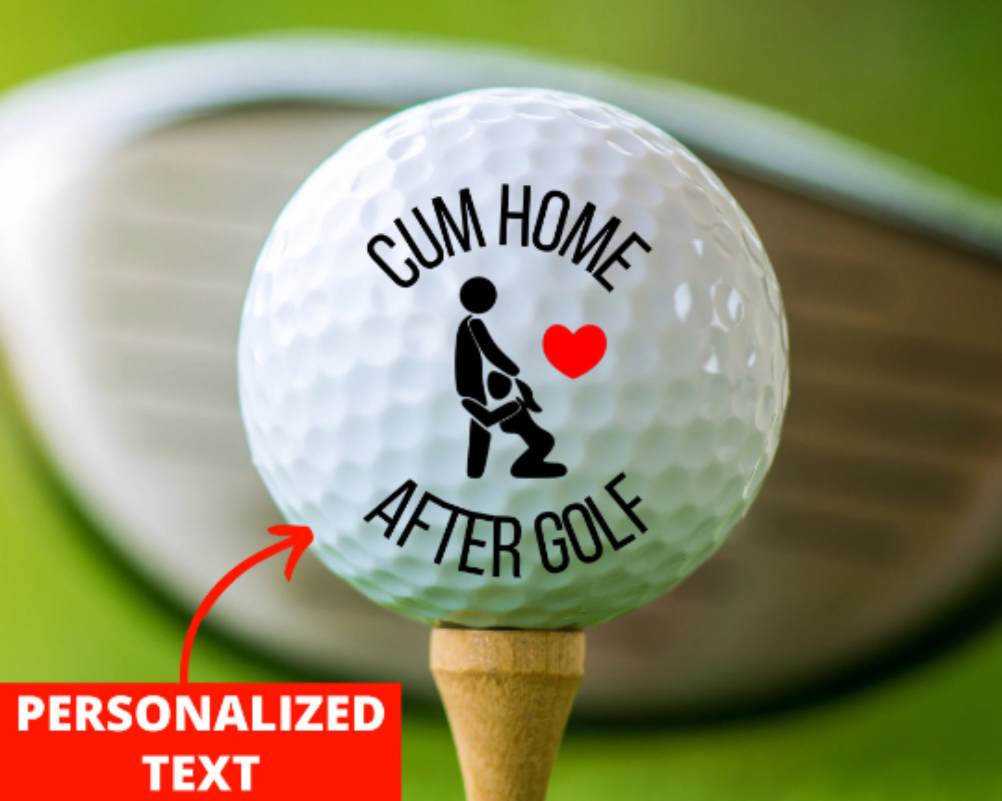 Funny Personalized Golf Ball