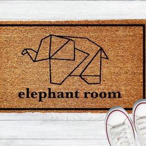 Elephant Room Doormat, Logo Doormat