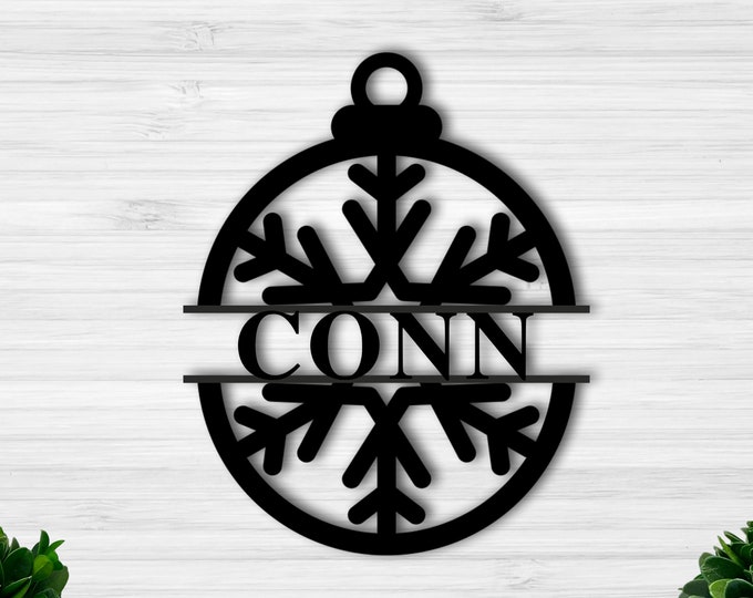 Snowflake Door Hanger, Christmas Decor, Christmas Decorations, Holiday Decor, Farmhouse Christmas, Rustic Christmas, Holiday Door Hanger