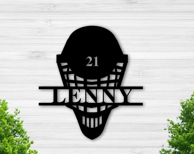 Personalized Family Name Metal Sign - Housewarming Gift - Door Hanger - Wedding Gift - Metal Monogram Sign