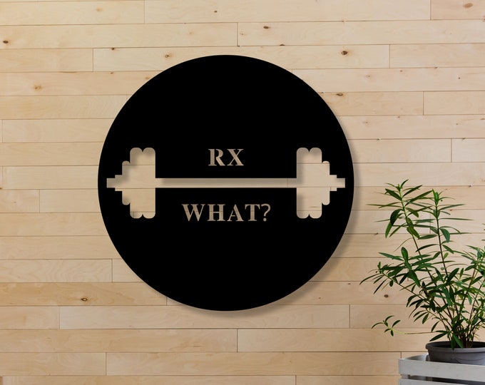 GYM Sign Personalized, Home Gym Sign, Personalized Gym Sign, Crossfit Sign, Metal Sign, Custom Gym Sign, Gym Sign for Him, Personalized Sign