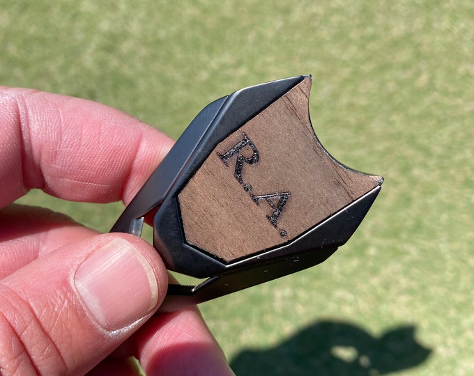 Personalized divot tool with magnetic ball marker, Custom divot tool, Personalized ball marker, Personalized golf gift, fathers day gift.