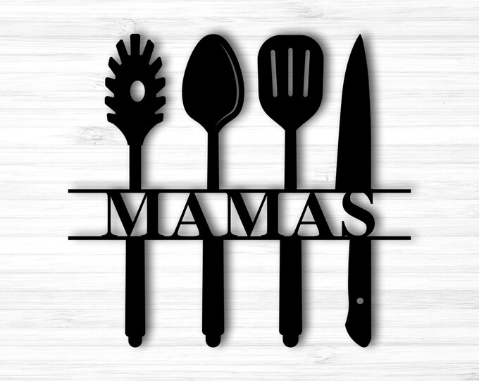PersonalIzed kitchen sign, Metal Kitchen tool sign, Custom Kitchen Sign