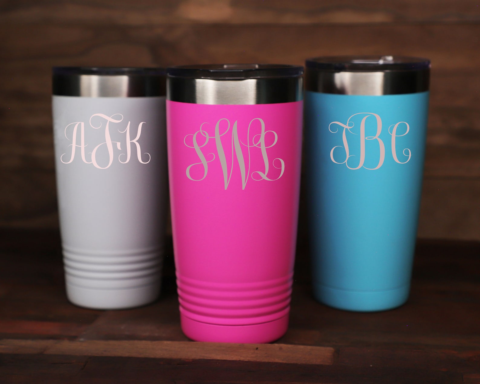 Personalized Wedding Tumblers Custom wedding party tumblers Etsy
